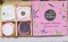 Load image into Gallery viewer, Bamboo Reusable Makeup Remover Set