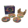 Flamingo Bamboo Coasters
